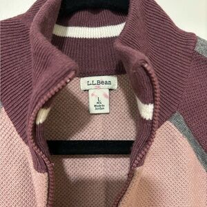L.L. Bean Women's Mauve Merino Blend Sweater